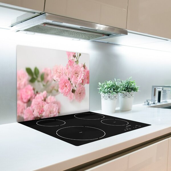 Tagliere in vetro Rose selvagge 60x52 cm