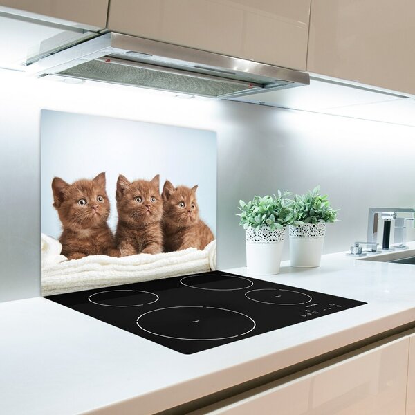 Tagliere in vetro Chatter Cats 60x52 cm