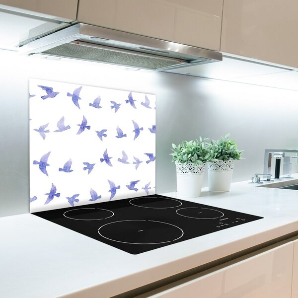 Tagliere in vetro Rondini 60x52 cm