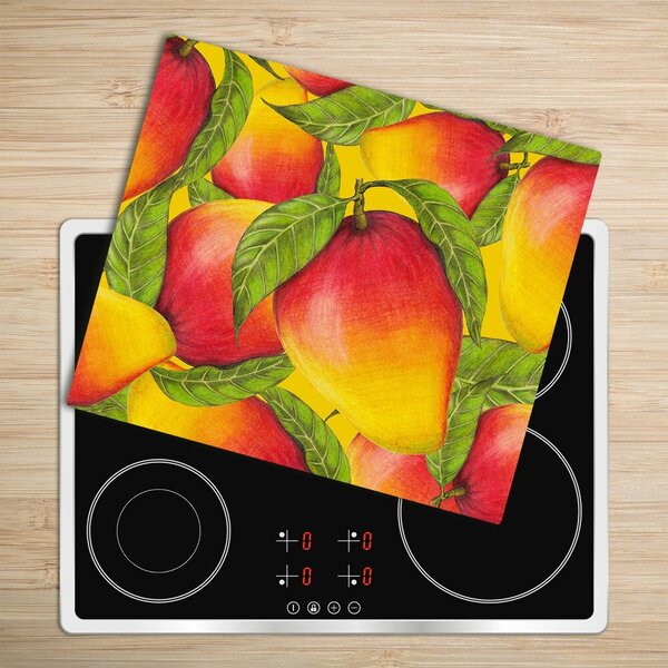 Tagliere in vetro temperato Mango 60x52 cm