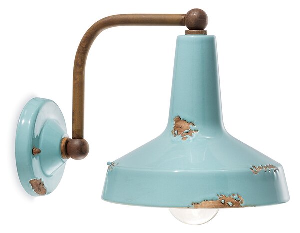 Applique Vintage blu 28 cm Ferroluce