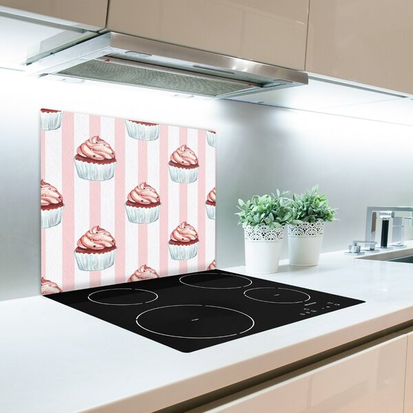 Tagliere in vetro Cupcakes 60x52 cm