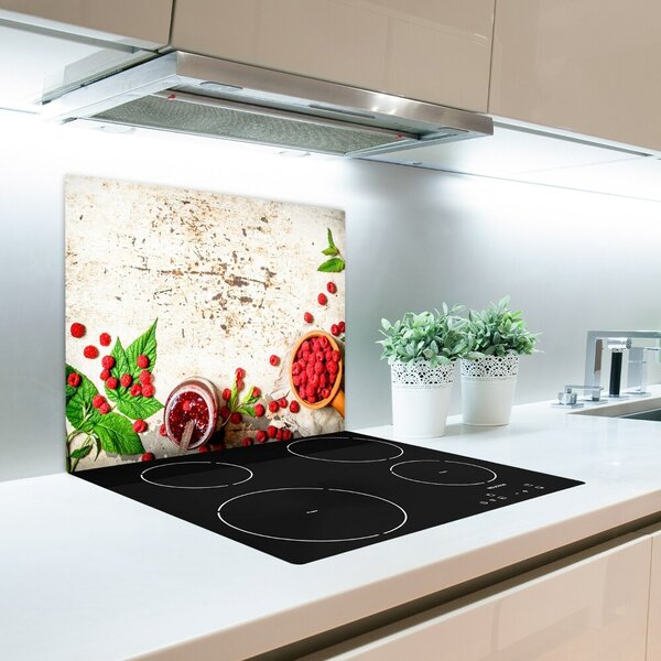 Tagliere in vetro Marmellata di lamponi 60x52 cm