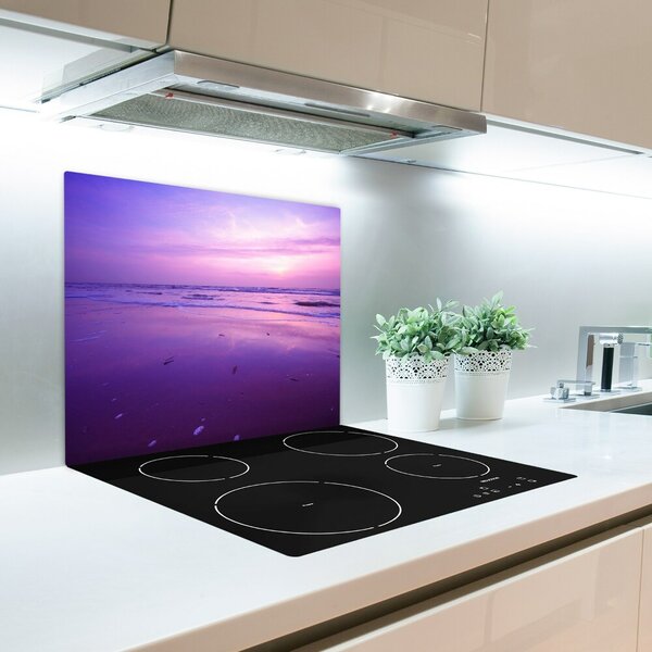 Tagliere in vetro temperato Sunset Mare 60x52 cm