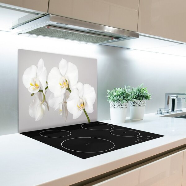 Tagliere in vetro Orchidea 60x52 cm