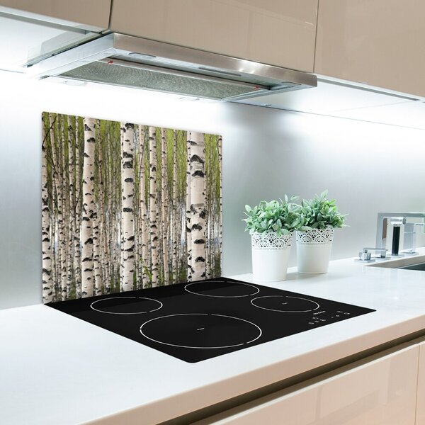 Tagliere in vetro Foresta di betulla 60x52 cm