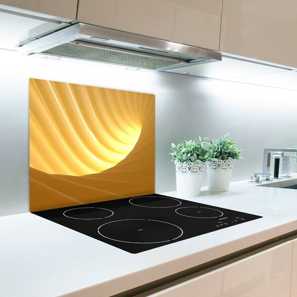 Tagliere in vetro Vortex di astrazione 60x52 cm