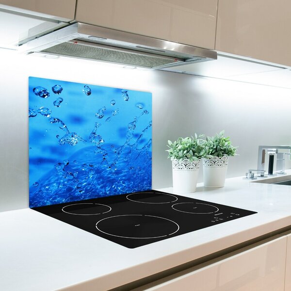 Tagliere in vetro Gocce d'acqua 60x52 cm