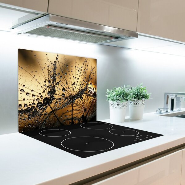 Tagliere in vetro temperato Semi di dente di leone 60x52 cm
