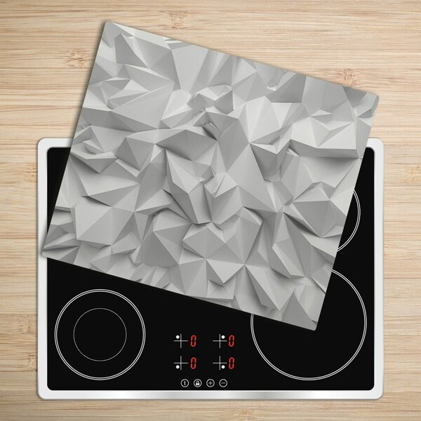 Tagliere in vetro Astrazione 3D 60x52 cm