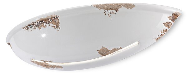 Applique Vintage Ceramica Bianca 1 Luce R7S