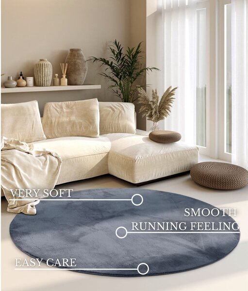 Tappeto rotondo antracite ø 160 cm Leon - Villeroy&Boch