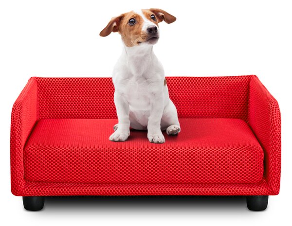Cuccia per cani - Divano letto King Dog Home 50X70 Rosso