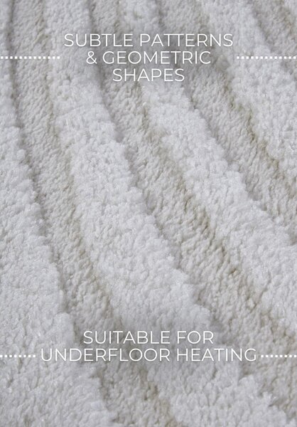 Tappeto color crema 160x235 cm Pigment Cream White - Elle Decoration