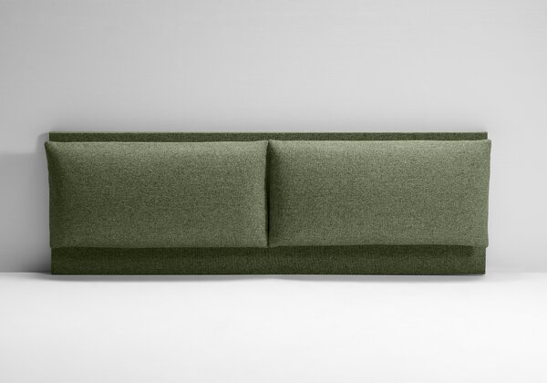 Testata Letto Imbottita - ROMA Verde 160x190 cm