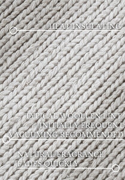 Tappeto rotondo bianco in lana tessuto a mano ø 160 cm Francois – Villeroy&Boch