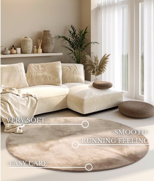 Tappeto rotondo crema ø 160 cm Leon - Villeroy&Boch
