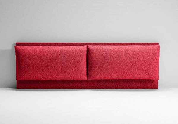 Testata Letto Imbottita - ROMA Rosso 160x190 cm