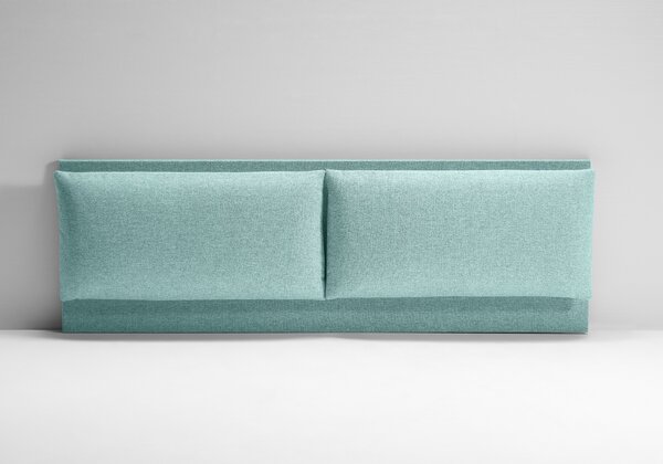 Testata Letto Imbottita - ROMA Celeste 160x190 cm