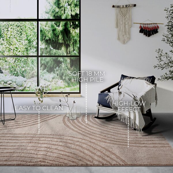 Tappeto beige 200x280 cm Pigment Beige - Elle Decoration