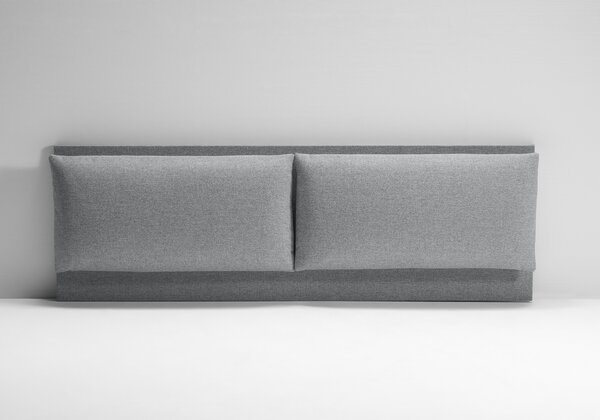 Testata Letto Imbottita - ROMA Grigio 160x190 cm