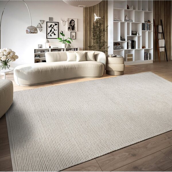 Tappeto bianco in lana tessuto a mano 120x170 cm Francois – Villeroy&Boch