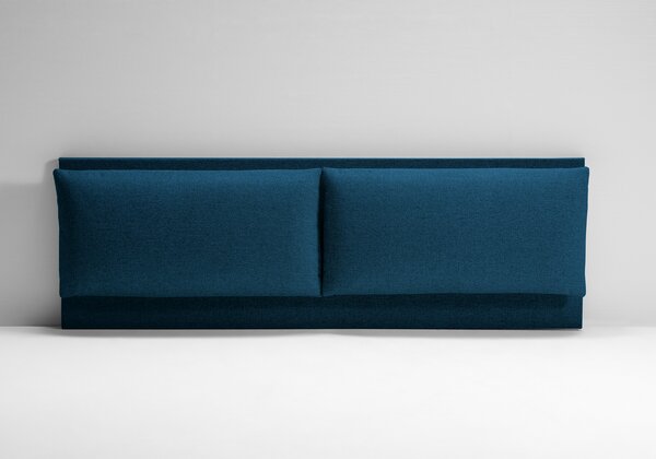 Testata Letto Imbottita - ROMA Blu 160x190 cm