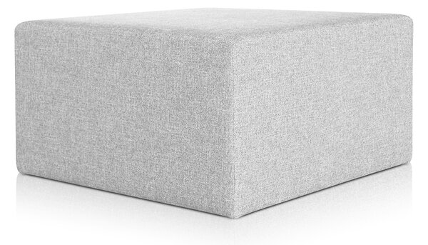 Pouf Rubino 83 x 83 cm Grigio