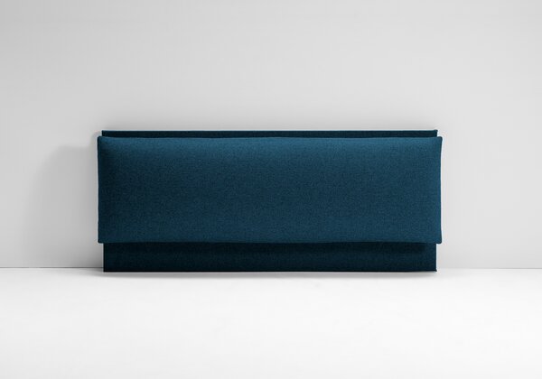 Testata Letto Imbottita - ROMA Blu 120x190 cm