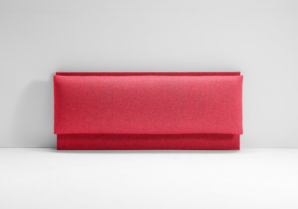 Testata Letto Imbottita - ROMA Rosso 120x190 cm