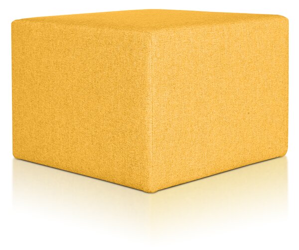 Pouf Rubino 63 x 63 cm Senape