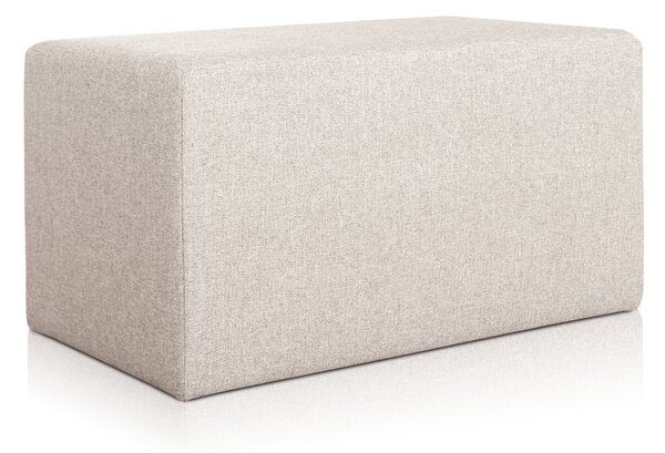 Pouf Rubino 43 x 83 cm Beige