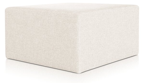 Pouf Rubino 83 x 83 cm Crema