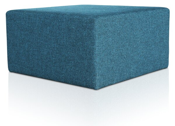 Pouf Rubino 83 x 83 cm Blu