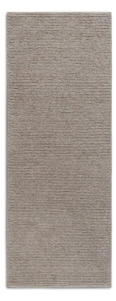 Passatoia marrone chiaro in lana tessuta a mano 80x200 cm Francois - Villeroy&Boch