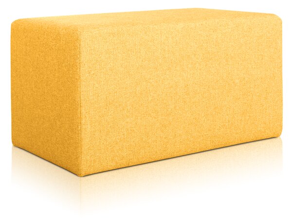 Pouf Rubino 43 x 83 cm Senape