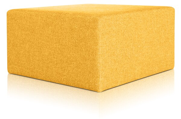 Pouf Rubino 83 x 83 cm Senape