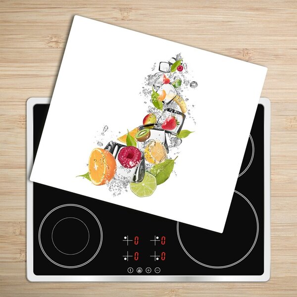 Tagliere in vetro Frutta ghiacciata 60x52 cm