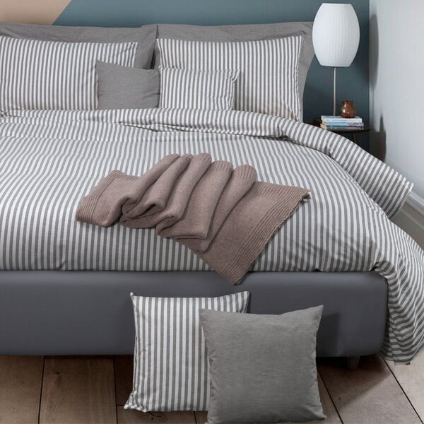 Set Completo Lenzuola NEW YORK Piazza e mezza Grigio scuro