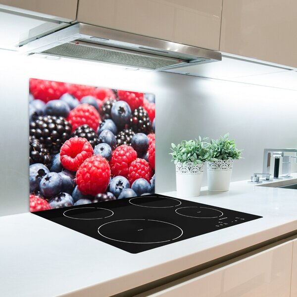 Tagliere in vetro temperato Frutti forestali 60x52 cm