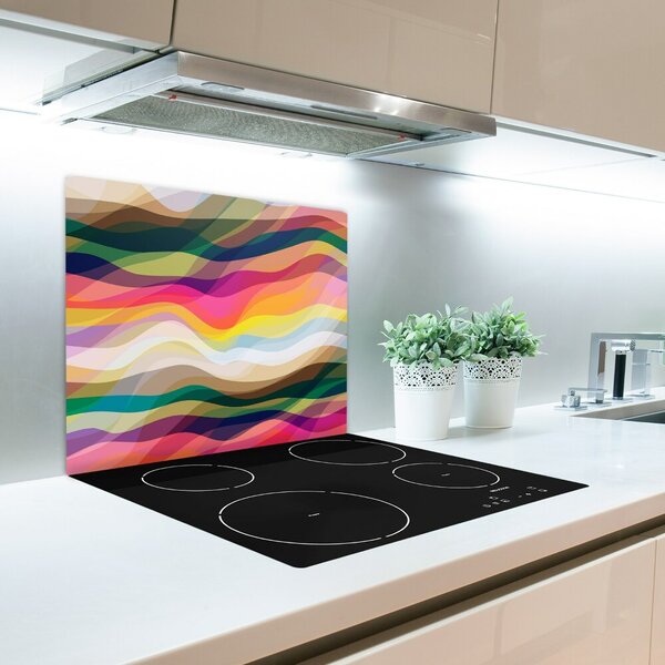 Tagliere in vetro Astrazione d'onda 60x52 cm