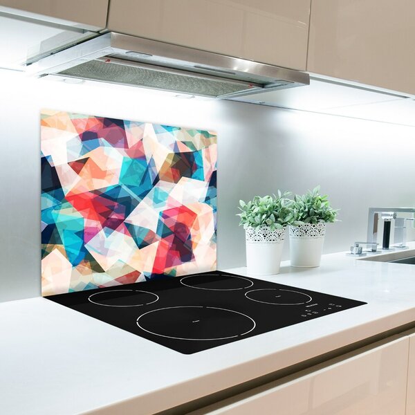 Tagliere in vetro Astrazione a mosaico 60x52 cm