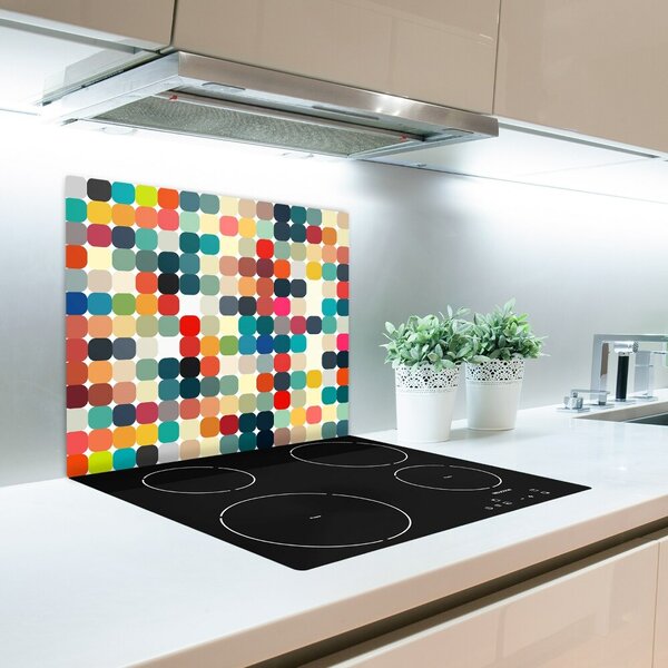 Tagliere in vetro Sfondo geometrico 60x52 cm