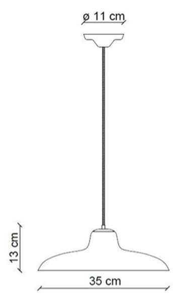 Lampadario Classico Como Ceramica Bianco Decorato Filo Blu 1 Luce E27