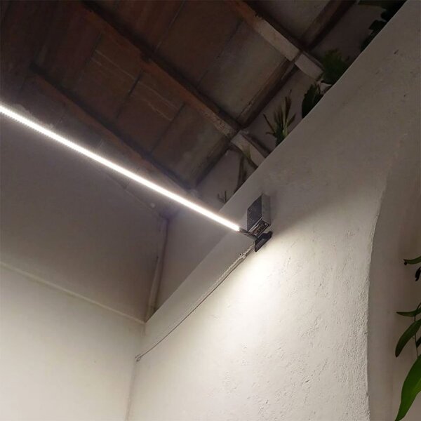 Nastro acciaio rigido redo group italia freedom 01-4174 nero 12mt sistema montaggio strip led sezionabile - Redo Group
