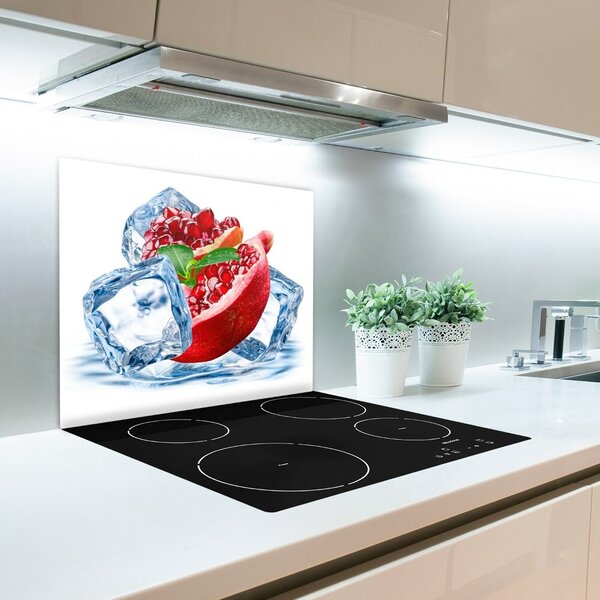 Tagliere in vetro temperato Ice Navy Blue 60x52 cm