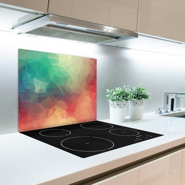 Tagliere in vetro Sfondo geometrico 60x52 cm