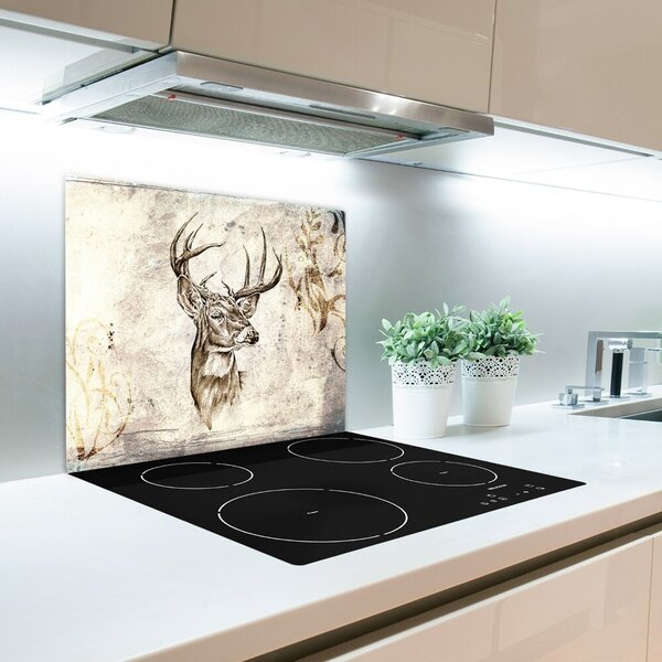 Tagliere in vetro Cervo 60x52 cm