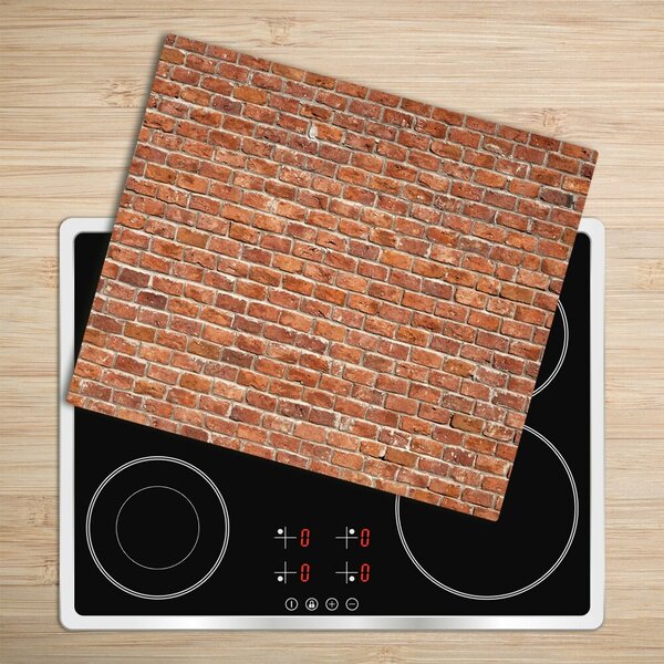 Tagliere in vetro Muro di mattoni 60x52 cm