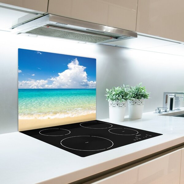 Tagliere in vetro temperato Paradise Beach 60x52 cm